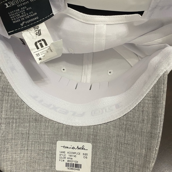 Travis Mathew white logo hat - Picture 3 of 3